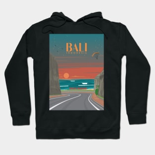 Pandawa bali beach surf sunset Hoodie